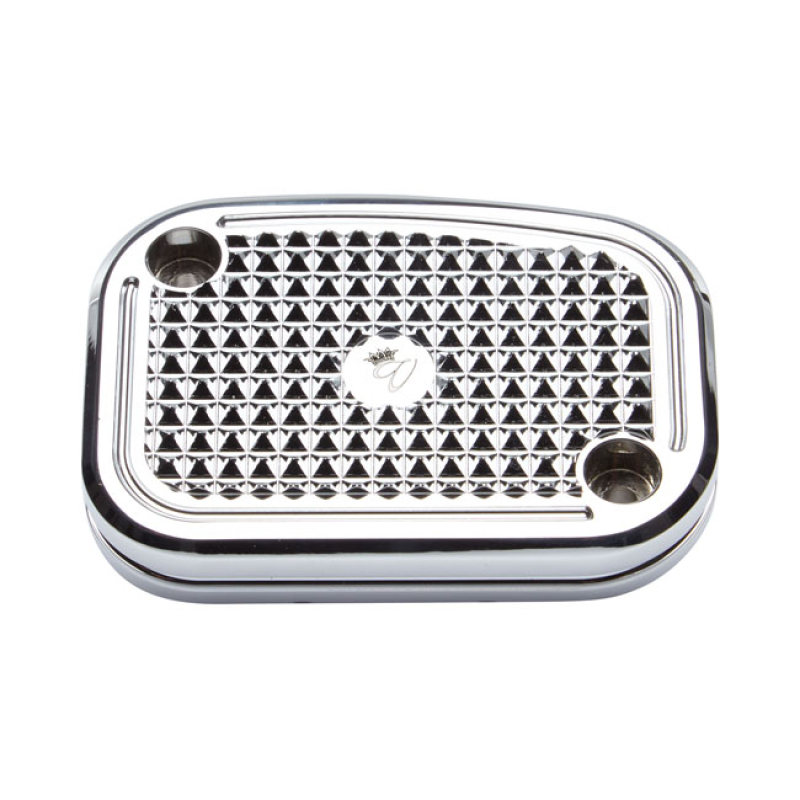 VITY'S DESIGN, DIAMOND HANDLEBAR MASTER CYLINDER COVER. CHR. CLUTCH SI 906299