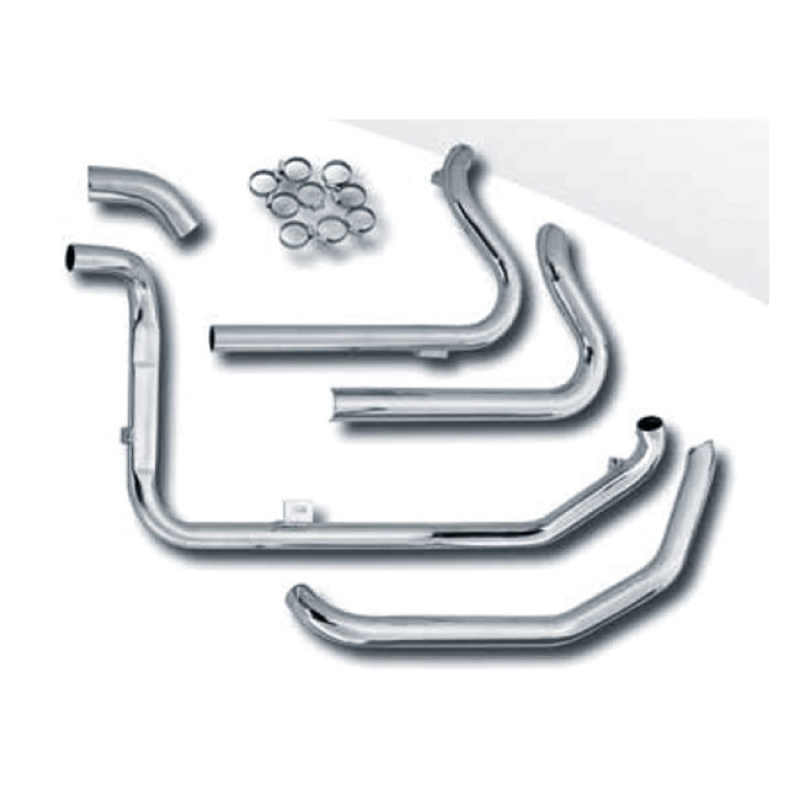 PAUGHCO, INDEPENDENT DUAL HEAD PIPES. CHROME 906464