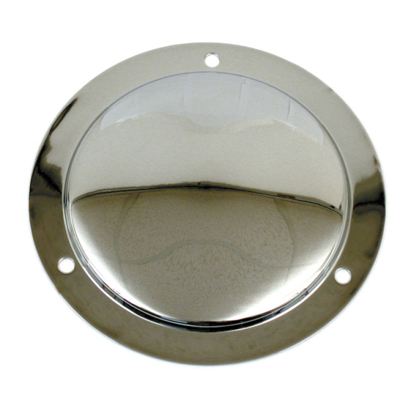 DERBY COVER, STEPPED. CHROME CHROME PLATED STAMPED STEEL DERBY COVER. 907725
