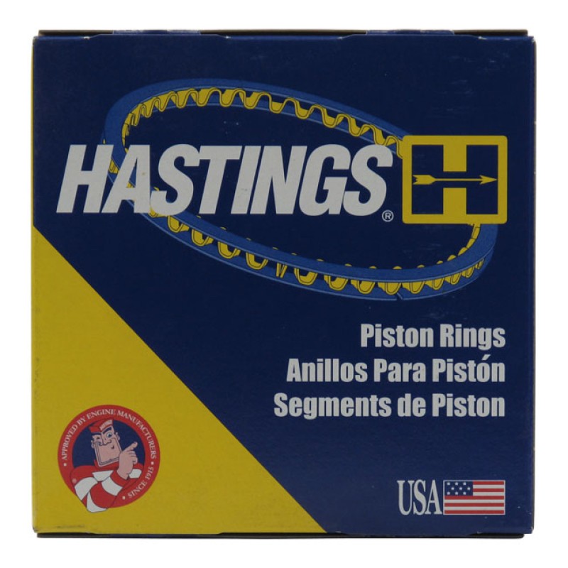 MÄNNÄNRENKAAT STD BT 74". HASTING PISTON RINGS, STD, CHR/MOLY 908440