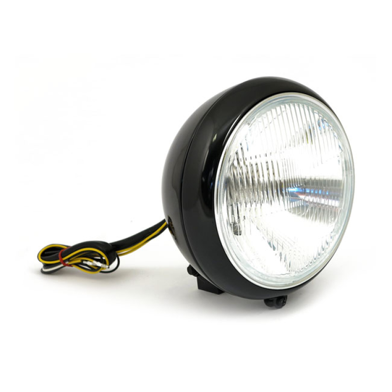 7" H4 HEADLAMP FOR FL MODELS. BLACK 908466