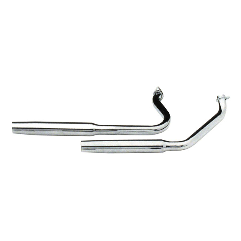 PAUGHCO, TAPERED EXHAUST (38"). CHROME E-START & KICKSTART, SLIDER CHA 909967
