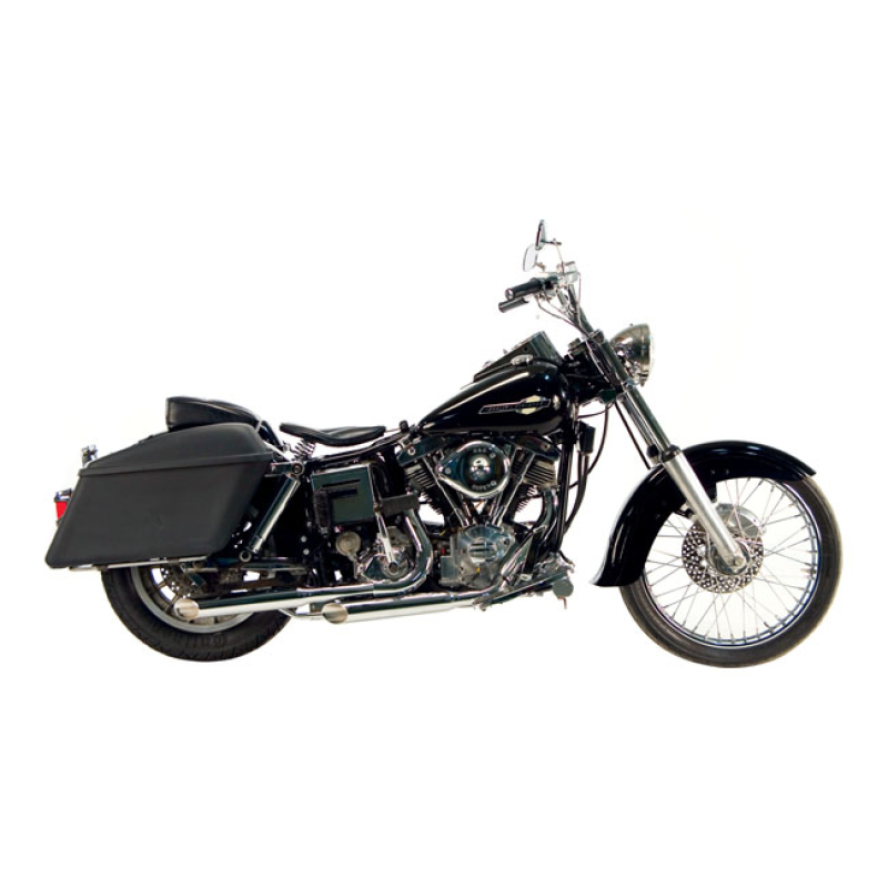 PAUGHCO, SLASH CUT EXHAUST (38"). CHROME KICK & E-START, SLIDER CHANNE 909968