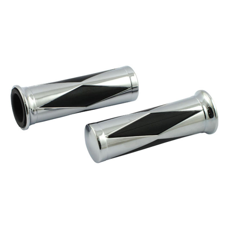 DIAMOND HANDLEBAR GRIPS, BLACK INLAY 910224