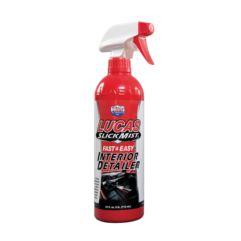 LUCAS, SLICK MIST. INTERIOR DETAILER 710CC HAND OPERATED SPRAY CAN. LU 910420