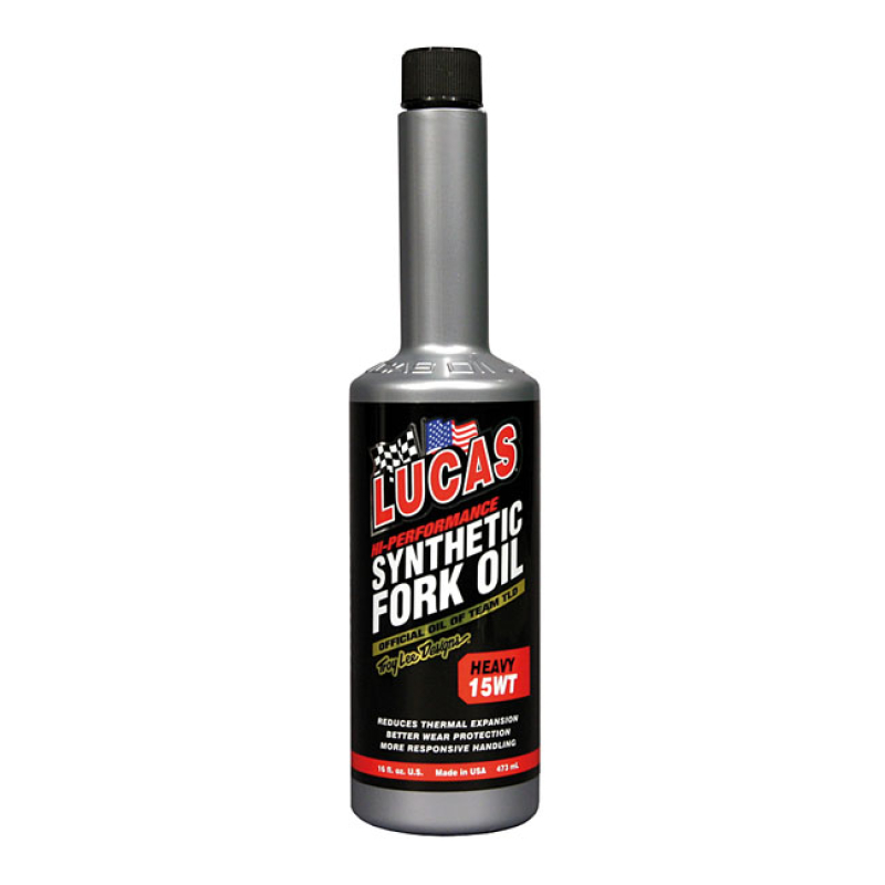 LUCAS, SYNTHETIC FORK OIL 15W. HEAVY 910480