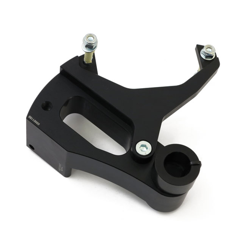 FREE SPIRITS, XG CALIPER BRACKET. REAR CNC MACHINED ALUMINUM. BLACK AN 911364