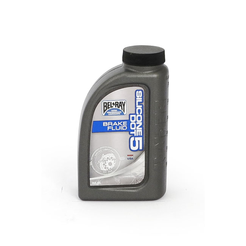 BEL-RAY DOT 5 BRAKE FLUID, SILICONE. 355CC CAN 912098