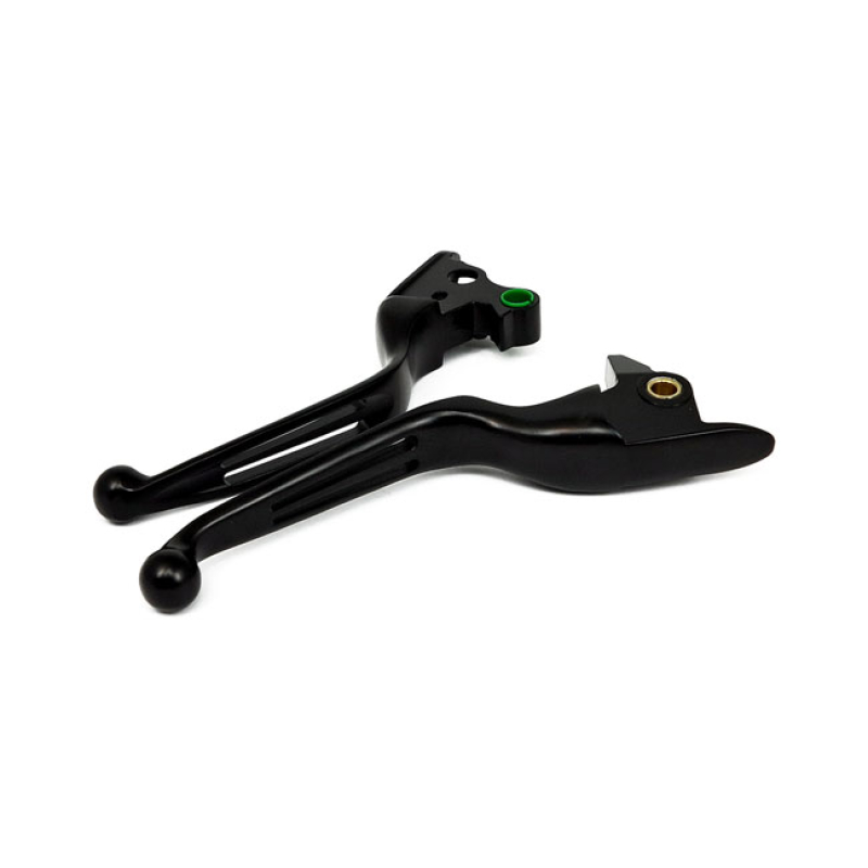 HANDLEBAR LEVER KIT, WIDE BLADE BLACK; STANDARD WIDE BLADE STYLE; 2-SL 913394