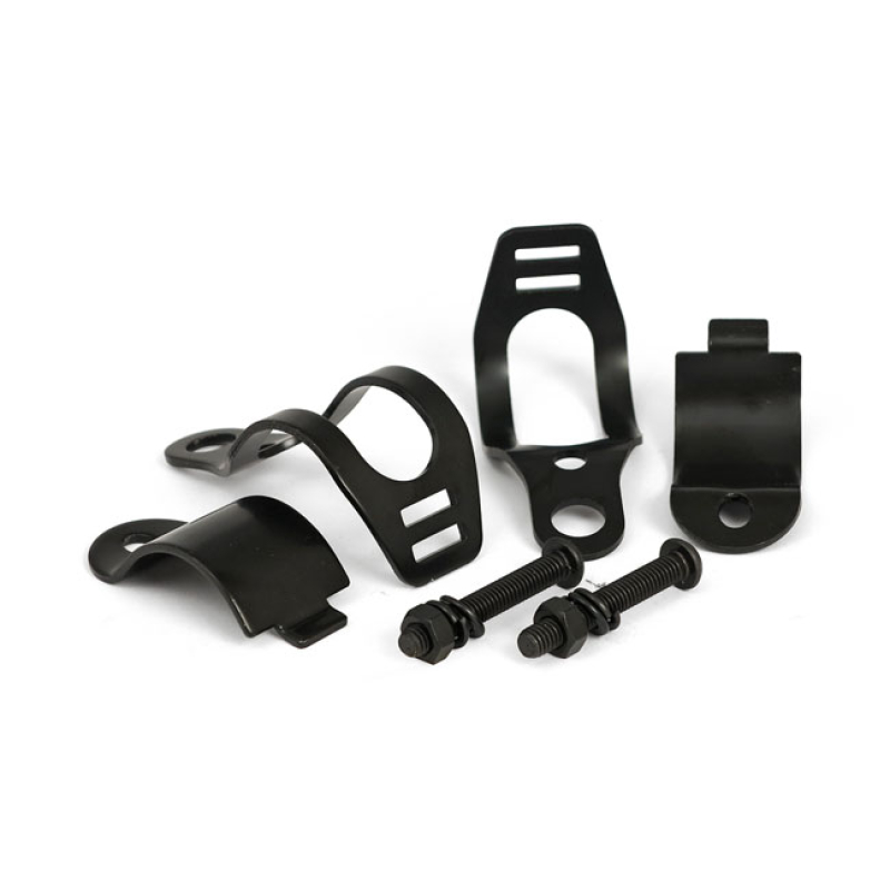 ROPER, TURN SIGNAL FORK MOUNT KIT. 30-45MM. BLACK UNIVERSAL TURN SIGNA 914160