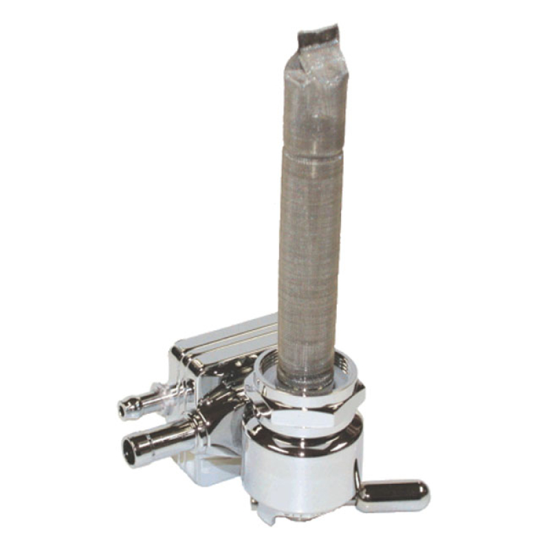 PINGEL, POWER-FLO VACUUM OPERATED PETCOCK CHROME; 22MM & NUT; 5/16 (8M 914401