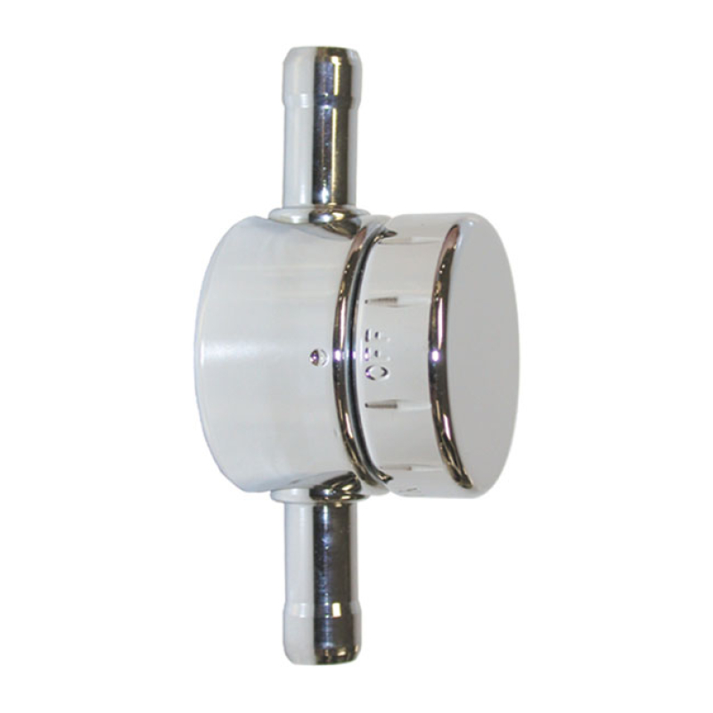 PINGEL, INLINE PETCOCK. CHROME VERSATILITY IN THE FUEL VALVE DEPARTMEN 914463