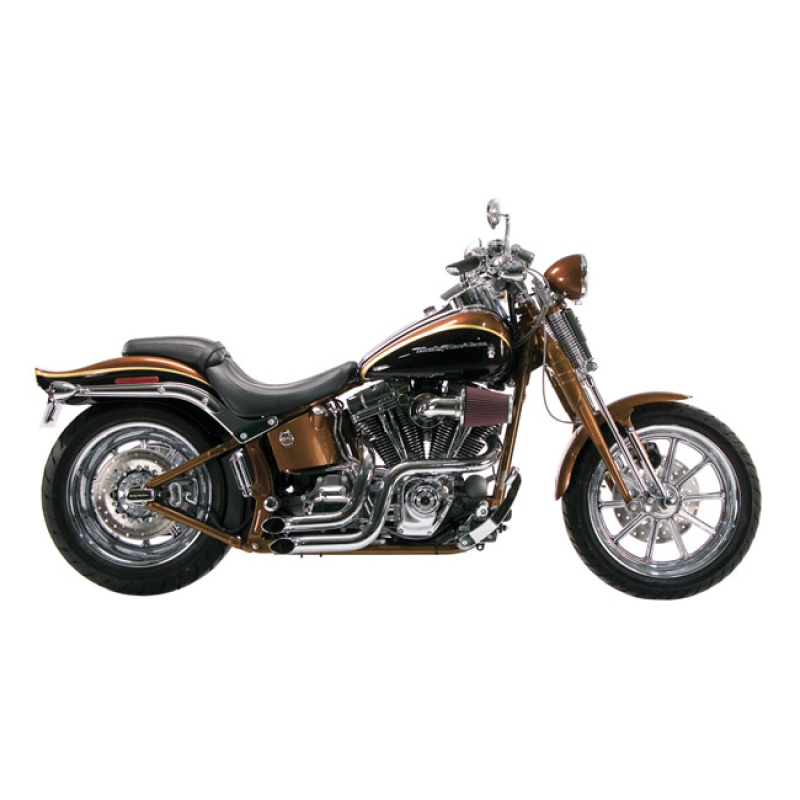 PAUGHCO, 2" DUMP PIPES EXHAUST. CHROME 914737