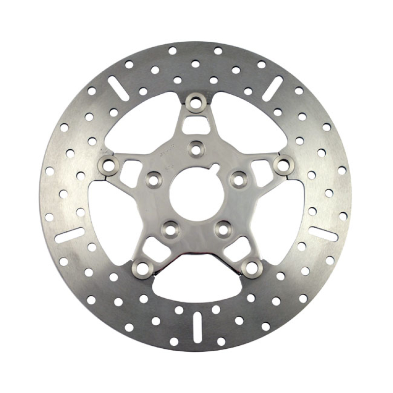 EBC POLISHED STAINLESS FLOATING ROTOR WIDE. FRONT. POLISHED CENTER. AB 915594