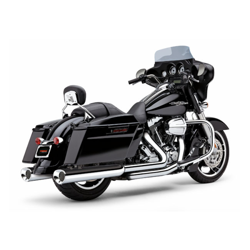 COBRA, 4-1/2" TRI-FLO SLIP-ON MUFFLERS. CHROME 915865