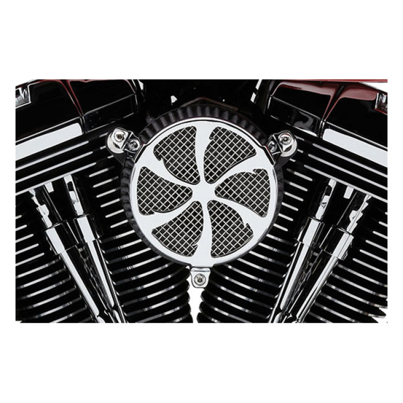 COBRA, NAKED AIR CLEANER KIT. SWEPT, CHROME 915951