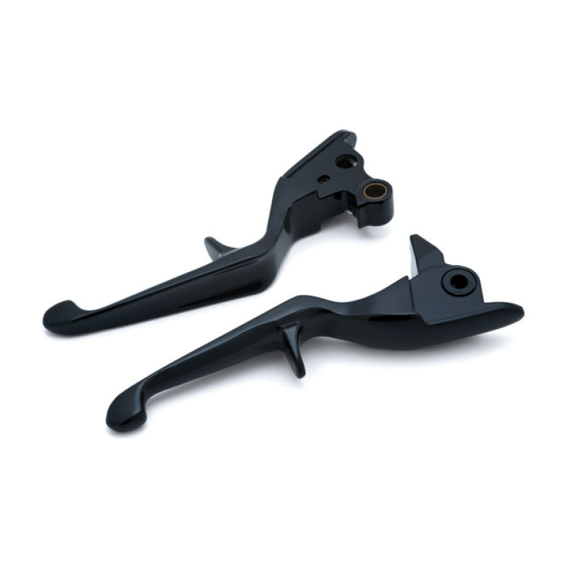 KURYAKYN, TRIGGER LEVER SET. GLOSS BLACK FOR CABLE OPERATED CLUTCH MOD 917250