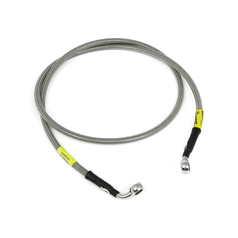 GOODRIDGE BRAKE LINE FRONT, STAINLESS CLEAR COATED STAINLESS CLEARCOAT 920690