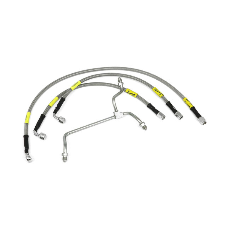 GOODRIDGE BRAKE LINE FRONT, STAINLESS CLEAR COATED STAINLESS CLEARCOAT 920693