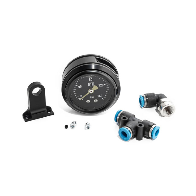 KILLER CUSTOM, AIR RIDE PRESSURE GAUGE KIT. BLACK 921665