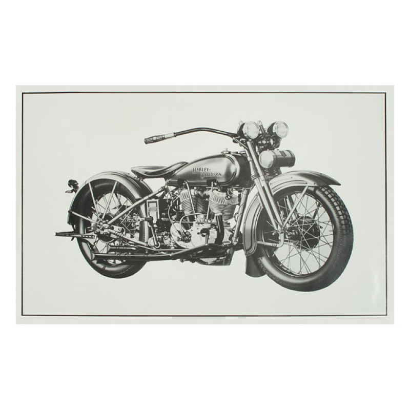 ANTIQUE BIKE POSTER, 1929 2-CAM B.T. 922077