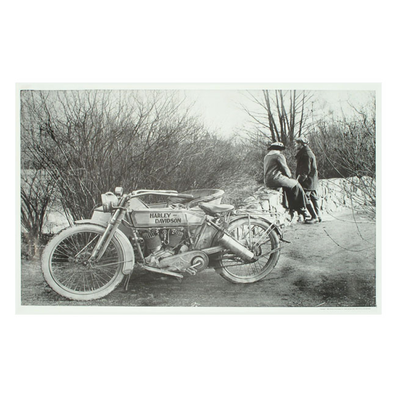 ANTIQUE BIKE POSTER, COUNTRY SCENE 922078
