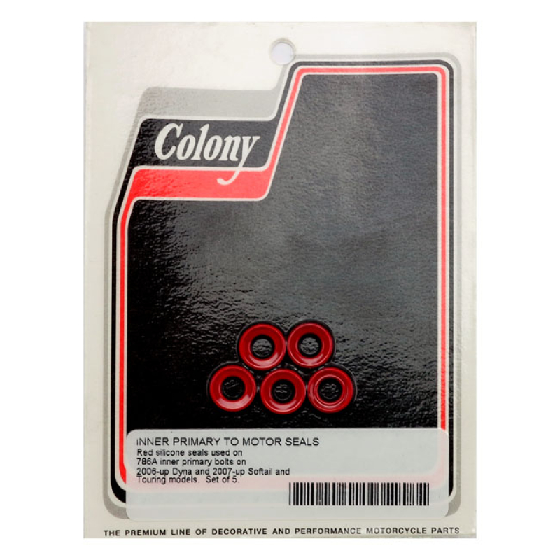 COLONY, SEAL WASHER INNER PRIMARY TO TRANSMISSION RED SILICONE SEAL WA 923348