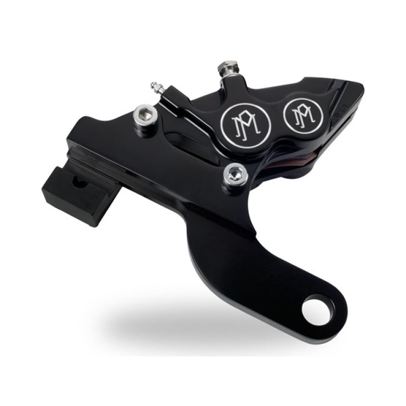 PM, REAR 4-P CALIPER BRACKET, 11.5". BLACK 924190