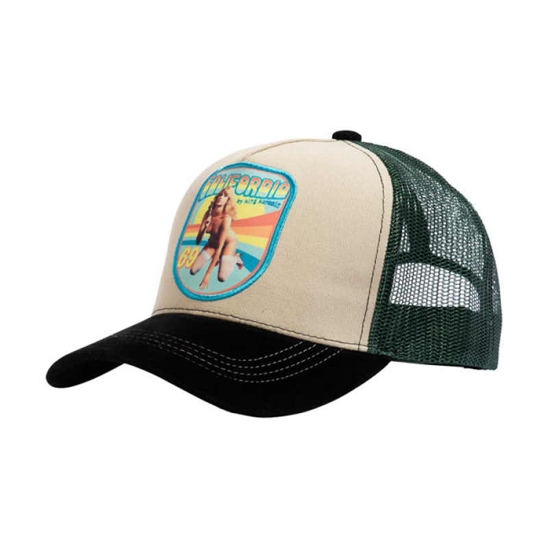 KING KEROSIN CALIFORNIA MESH CAP BEIGE/OLIVE 924386