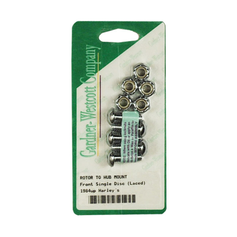 BRAKE ROTOR BOLT KIT, CHROME BUTTON 927041