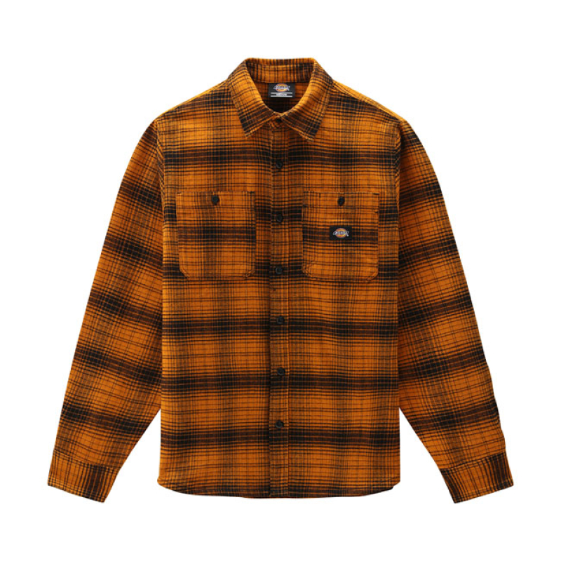 DICKIES EVANSVILLE SHIRT PUMPKIN SPICE 928475