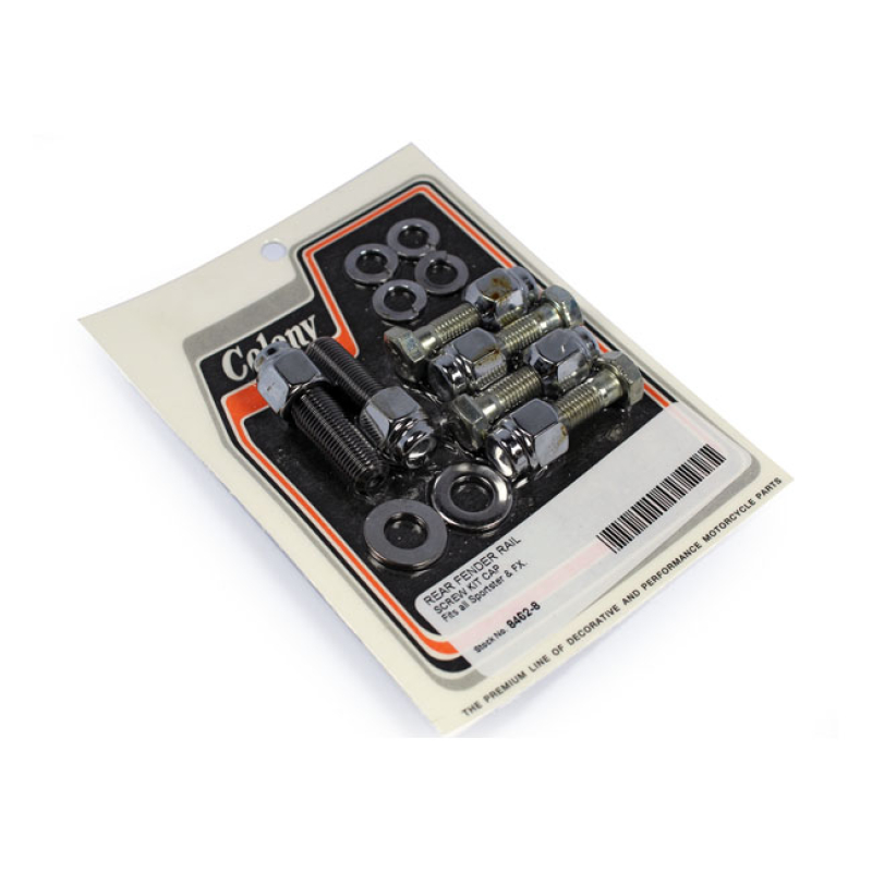 COLONY, REAR FENDER MOUNT KIT. CHROME CAP STYLE 929058