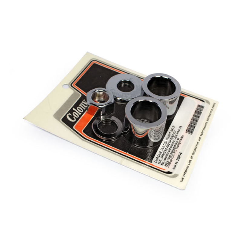 COLONY AXLE SPACER KIT FRONT, SMOOTH 929605