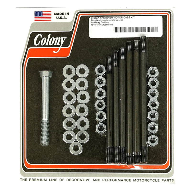 COLONY CRANKCASE BOLT KIT 929728