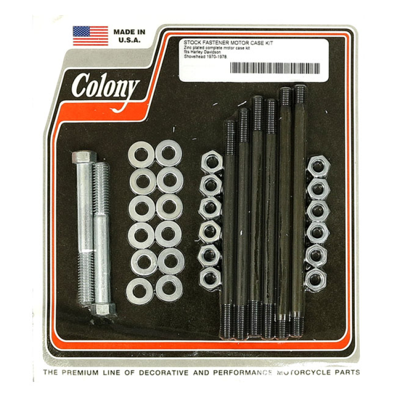 COLONY CRANKCASE BOLT KIT 929731