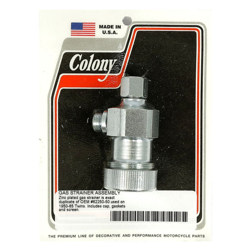 COLONY, GAS STRAINER. ZINC ZINC PLATED.  EXACT DUPLICATE OF THE ORIGIN 929862
