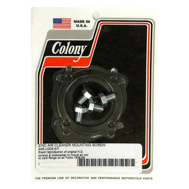 COLONY AIRCLEANER MOUNT SCREW & LOCK KT 929891