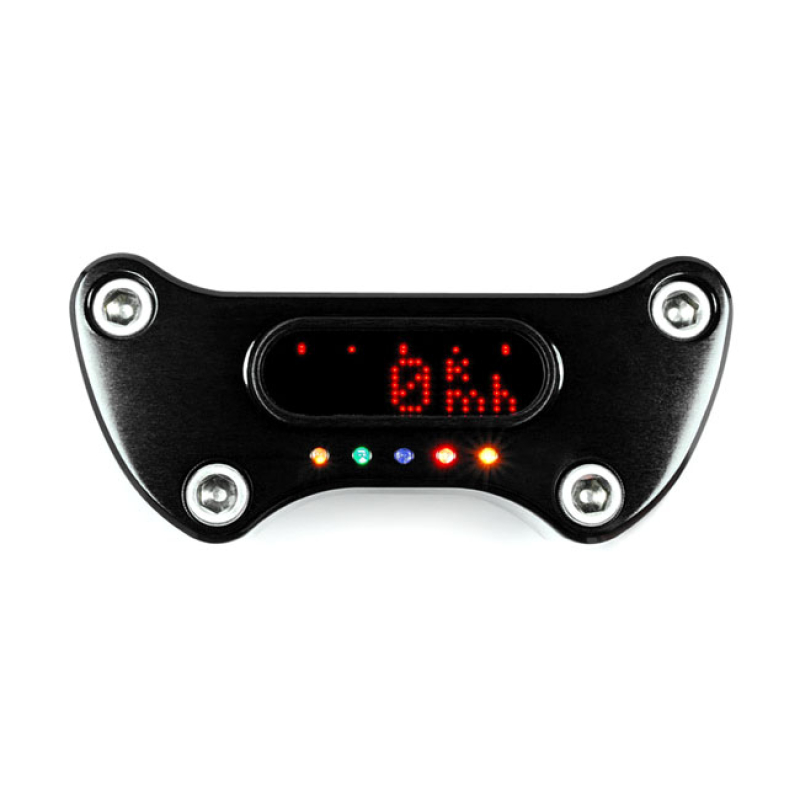 MOTOGADGET, RISER BRACKET FOR MOTOSCOPE MINI. BLACK BLACK ANODIZED.  F 930176