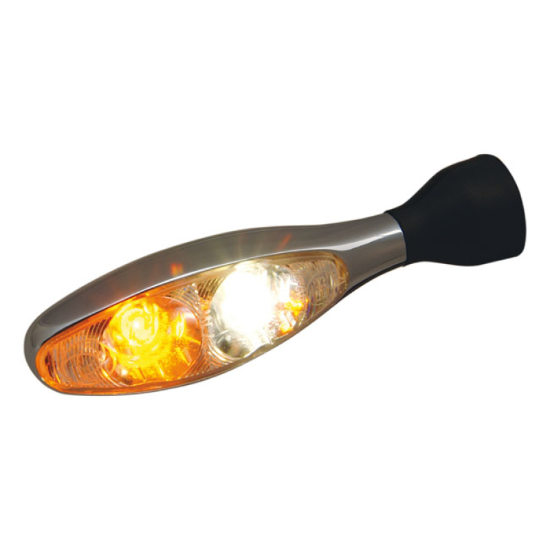 KELLERMANN. MICRO 1000 POSITION LIGHT TURN SIGNAL. CHROME ECE APPROVED 934706