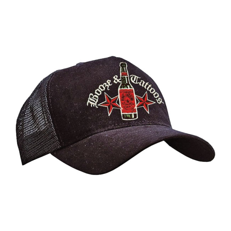 KING KEROSIN TRUCKER CAP,BOOZE & TATTOOS 935801