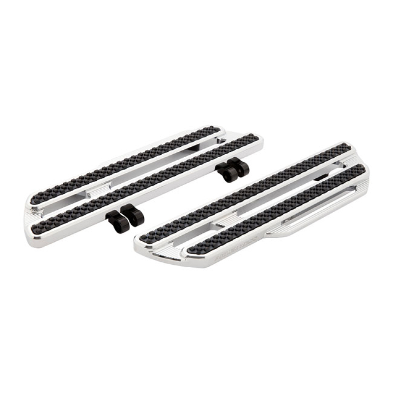 ARLEN NESS, METHOD RIDER FLOORBOARDS. CHROME CHROME FINISH WITH 'ARLEN 936632