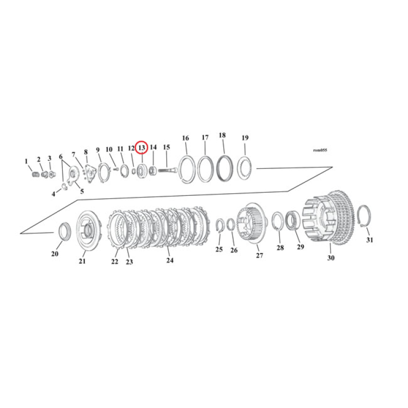 BEARING GUIDE, CLUTCH 936730