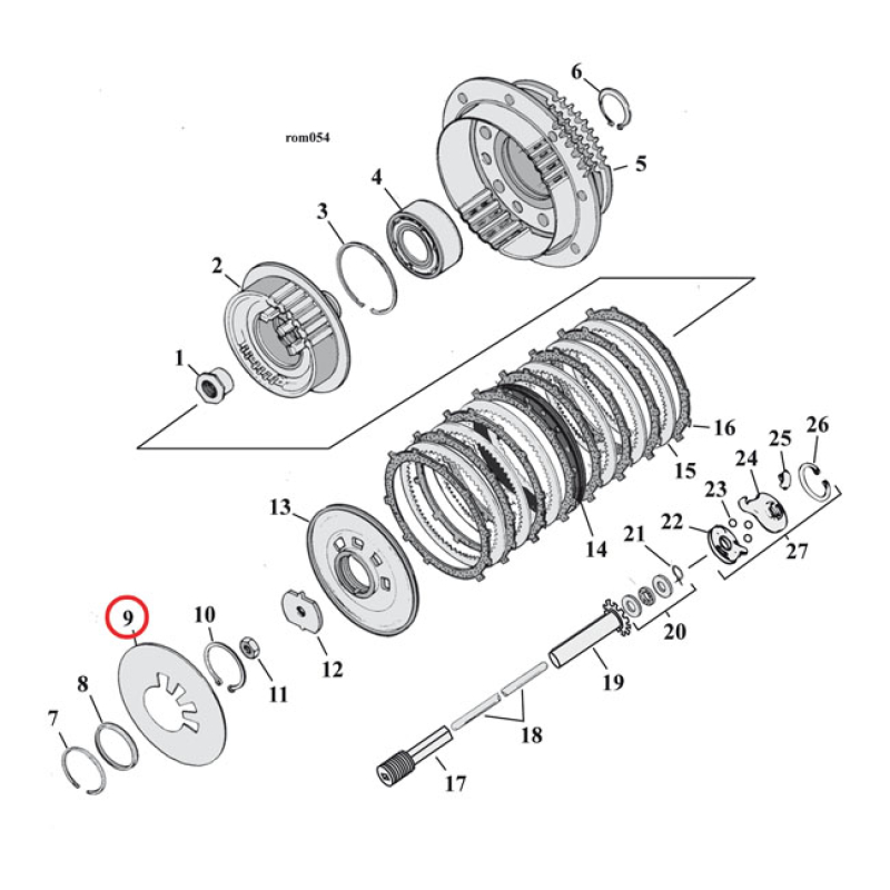 BARNETT DIAPHRAGM CLUTCH SPRING. HEAVY-D 937721