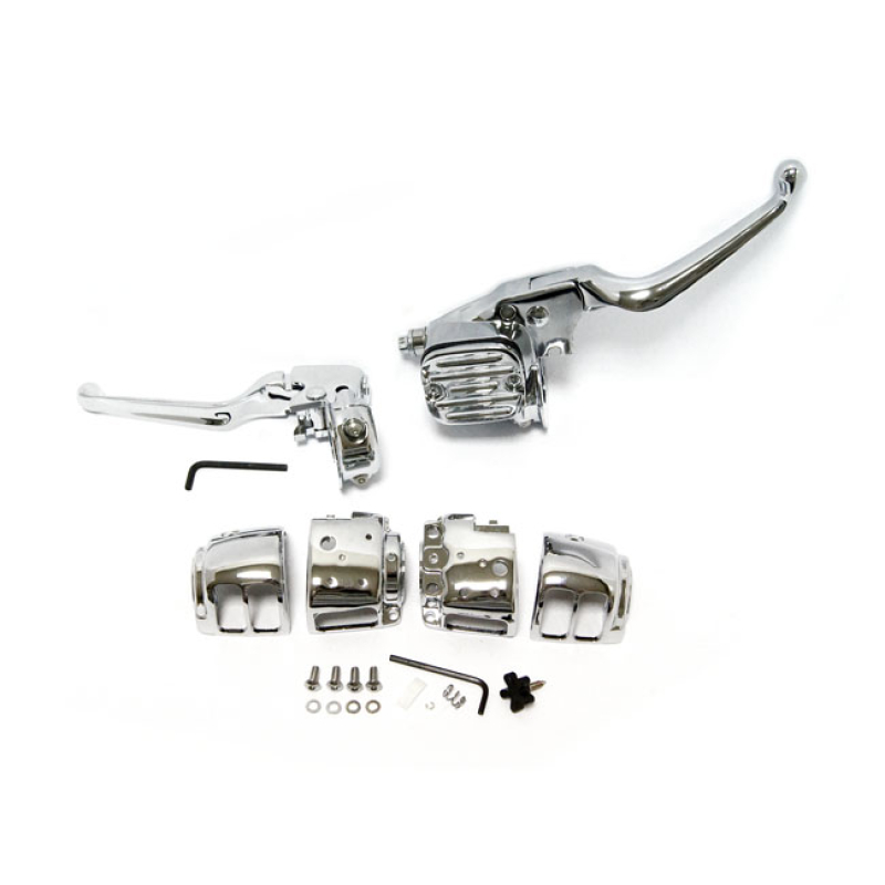HANDLEBAR CONTROL KIT CHROME 9/16 INCH BORE 940568