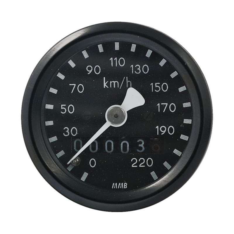 MMB 48MM ULTRA MINI SPEEDO BLACK KMH 1:1 DRIVE RATIO 941069