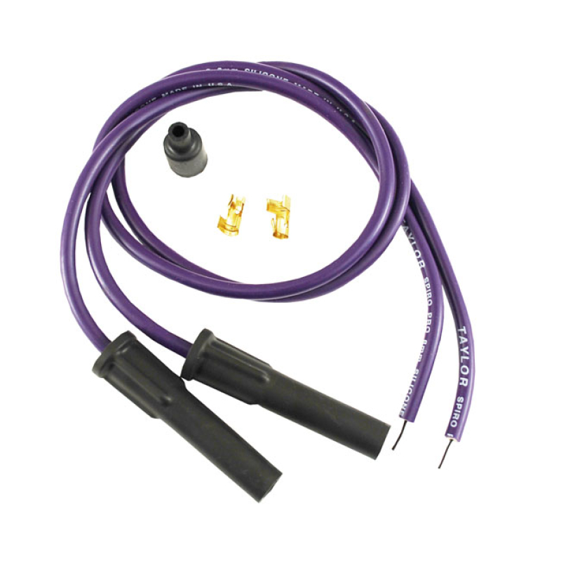 TAYLOR, 8MM PRO COMP UNIV. SPARK PLUG WIRE KIT. PURPLE 941249