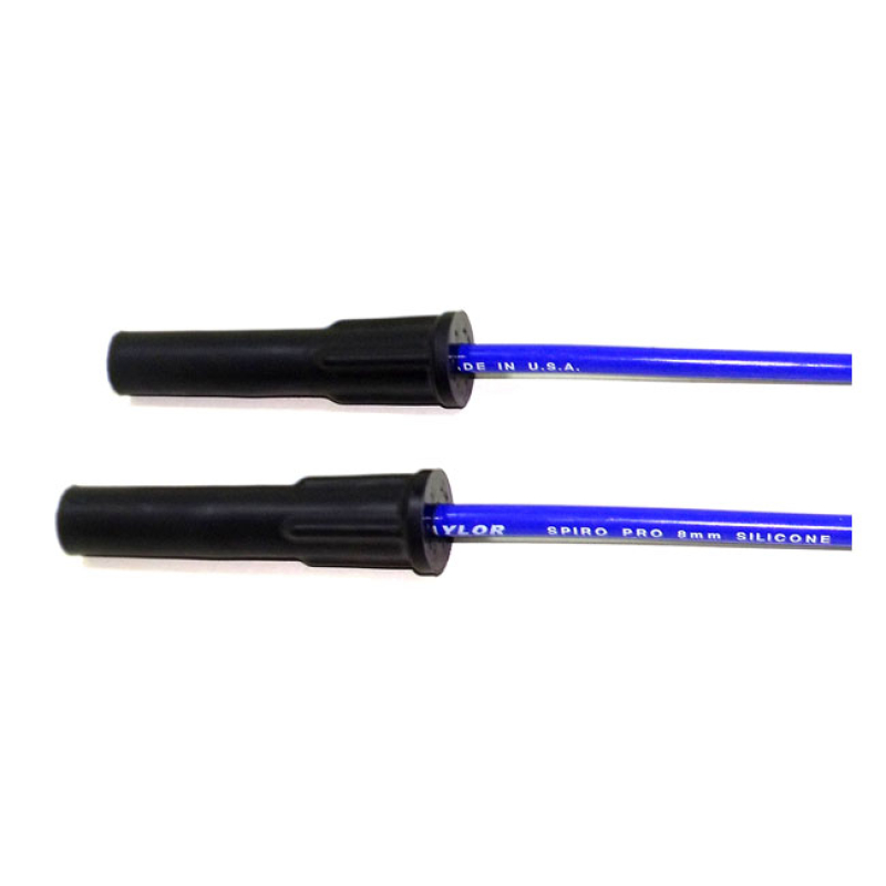 TAYLOR, 8MM PRO COMP UNIV. SPARK PLUG WIRE KIT. BLUE WITH 180° (STRAI 941252