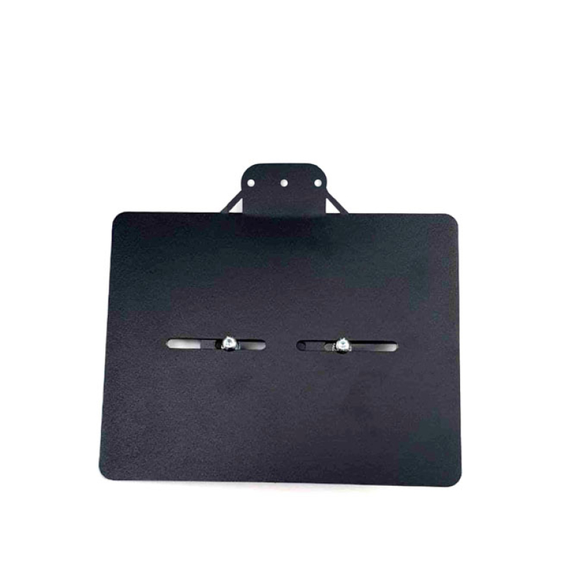 WESTLAND CUSTOMS, SIDE MOUNT LICENSE PLATE BRACKET UK BLACK. FOR UNITE 941556