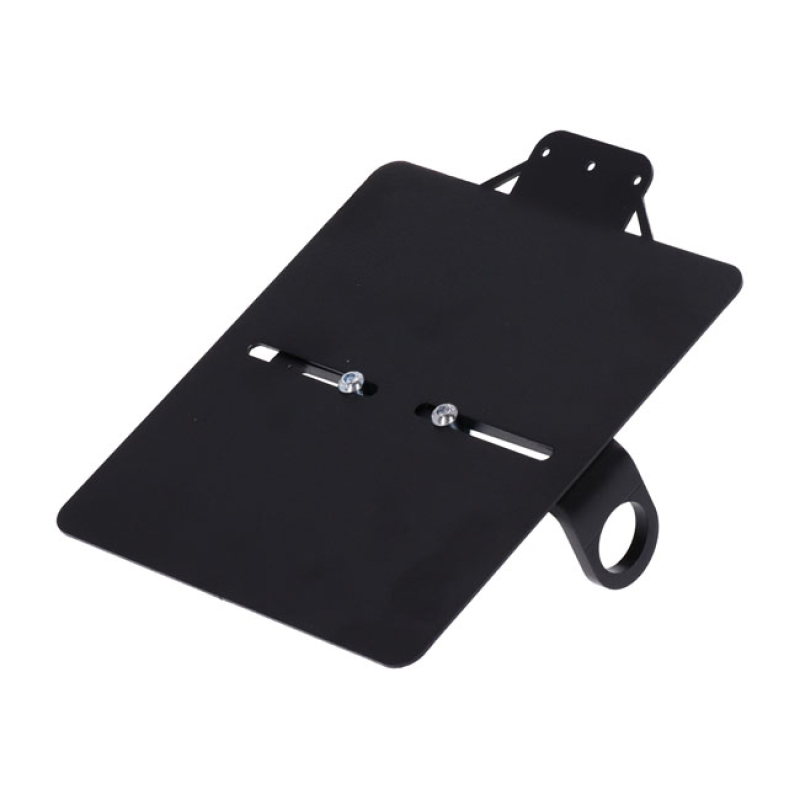 WESTLAND CUSTOMS, SIDE MOUNT LICENSE PLATE BRACKET GERMANY BLACK. FOR 941563