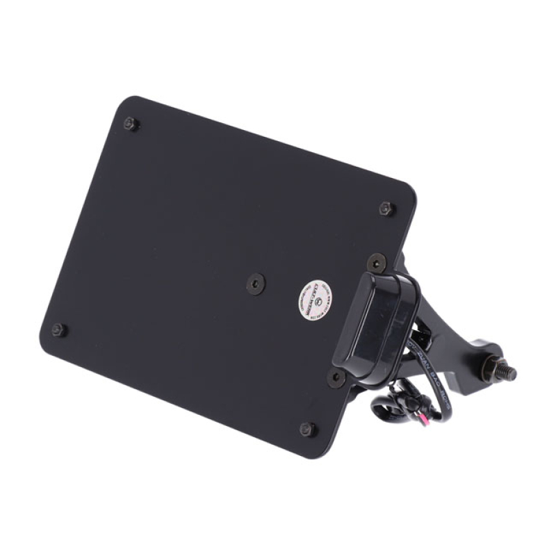 CULT-WERK, SIDE MOUNT LICENSE PLATE BRACKET, BLACK. NL NETHERLANDS. FO 942213